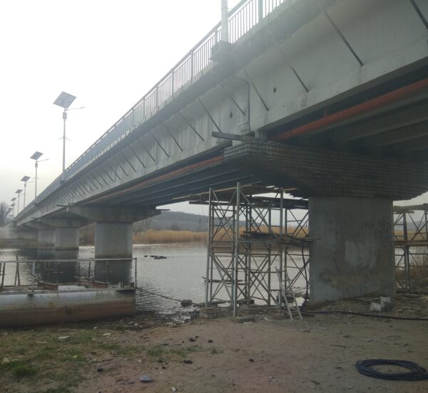 Repair of the ledgers of the bridge